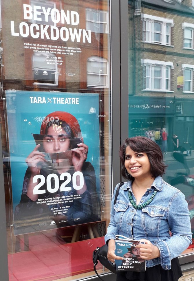 Shreya’s play ‘Quiet’ premieres at award-winning Tara Theatre, London, sharing a stage with Hanif&nbsp;Kureishi