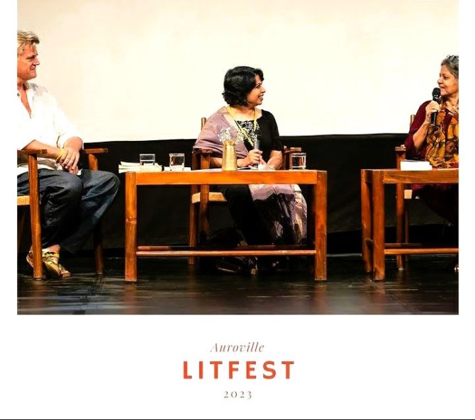 A recording of Shreya’s chat about her latest book ‘Handle with Care’ (HarperCollins 2022) and  the epic opera she’s co-written for Welsh National Opera, ‘Migrations’, which toured Britain in 2022, at the Auroville Literature&nbsp;Festival